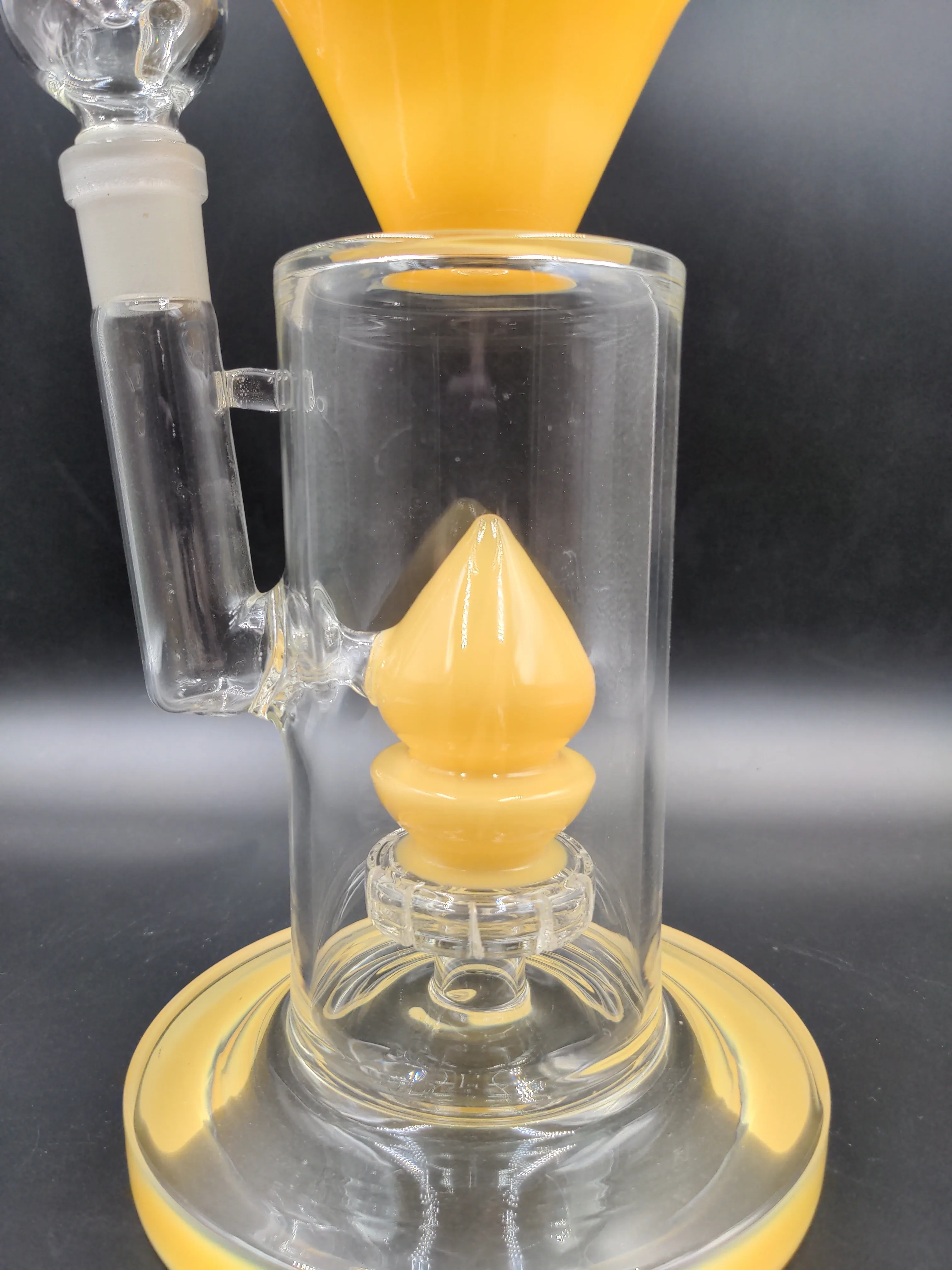 15 Upside Down Cone Bent Neck Water Pipe