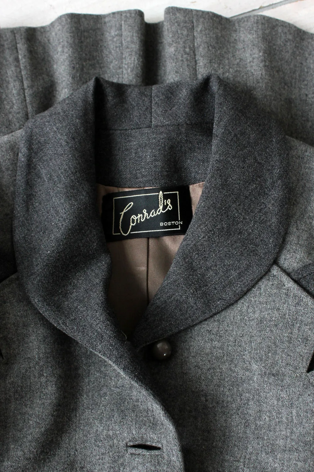 1940s Slate Wool Blazer S-S/M