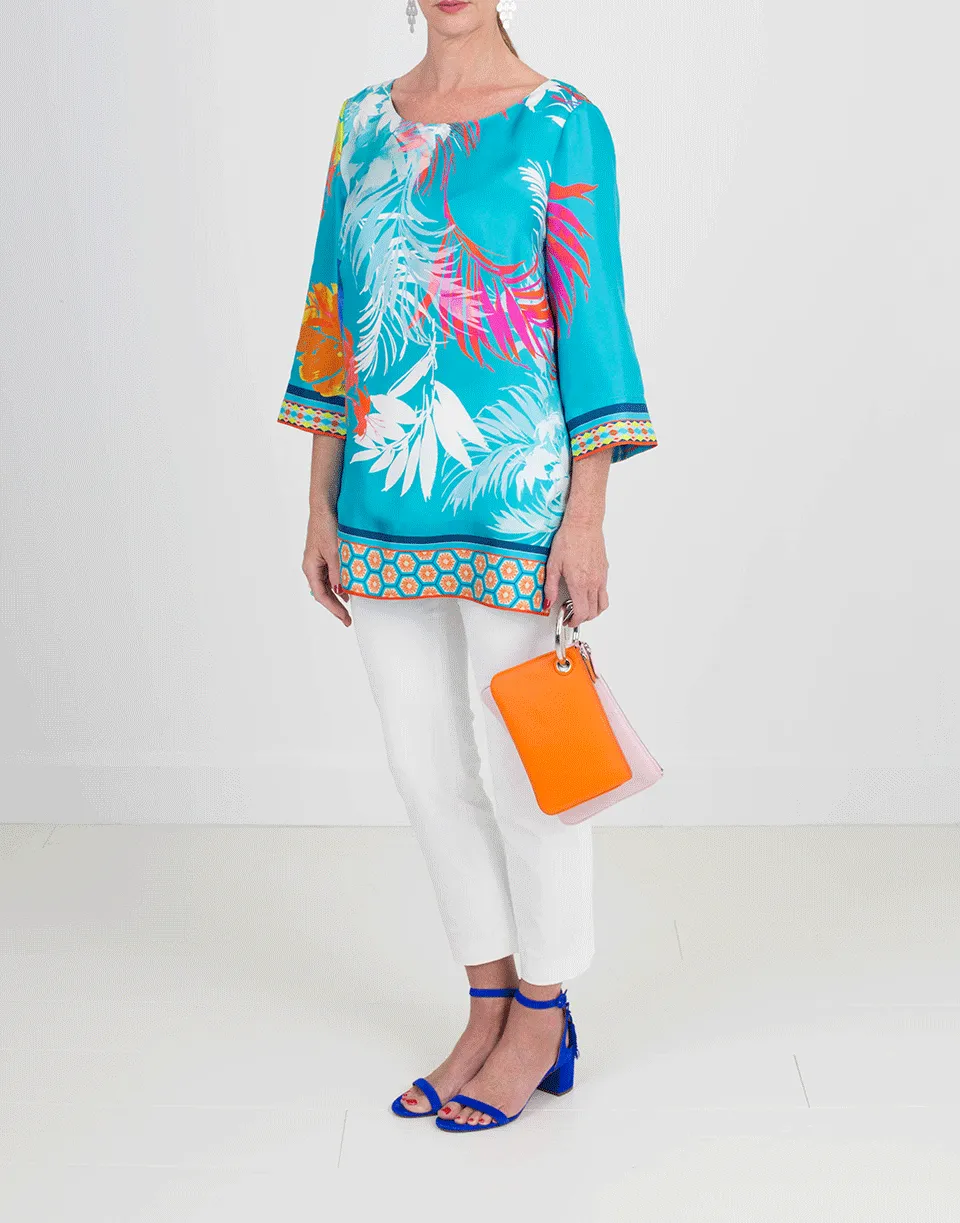 Abstract Palm Print Tunic