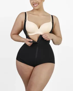 AirSlim® Lace Zipper Open Bust Shapewear