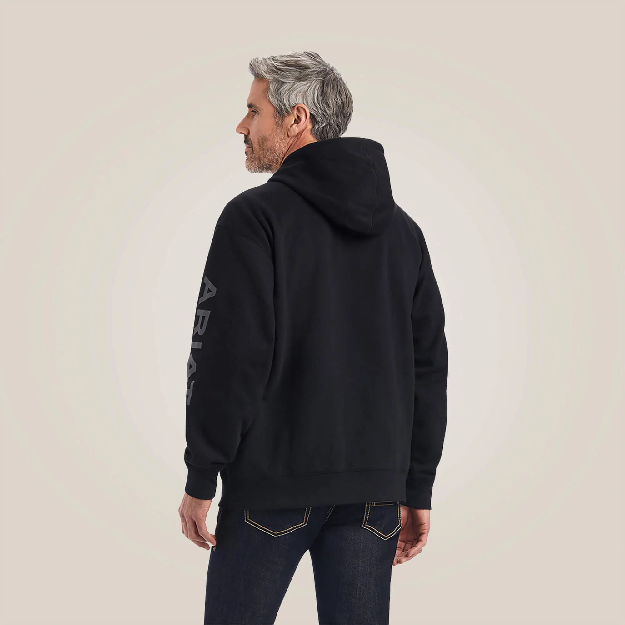 Ariat Men's Black Logo Hoodie