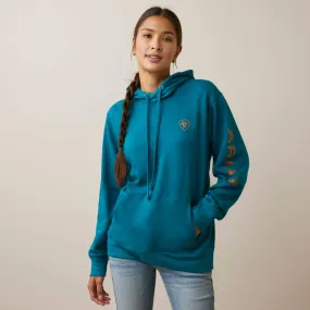 Ariat Women's Deep Lagoon Logo Hoodie