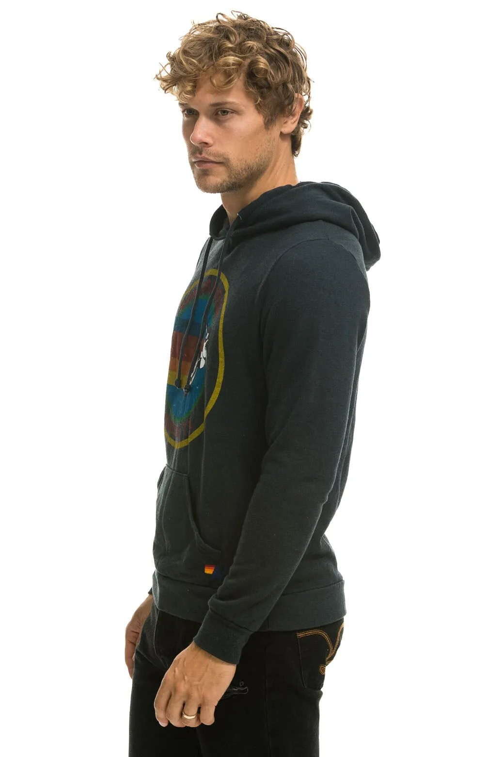 AVIATOR NATION AUSTIN PULLOVER HOODIE - CHARCOAL