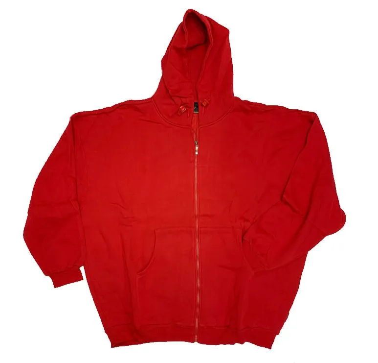 Baru Sports Heavyweight Zipper Hooded Sweatshirt Closeout