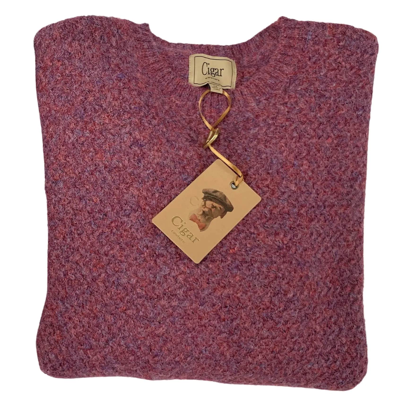 Berragamo CR-354 Crew Neck Sweater - Magenta