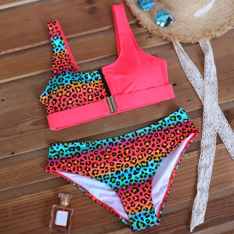 Bikini Set With Front Zipper