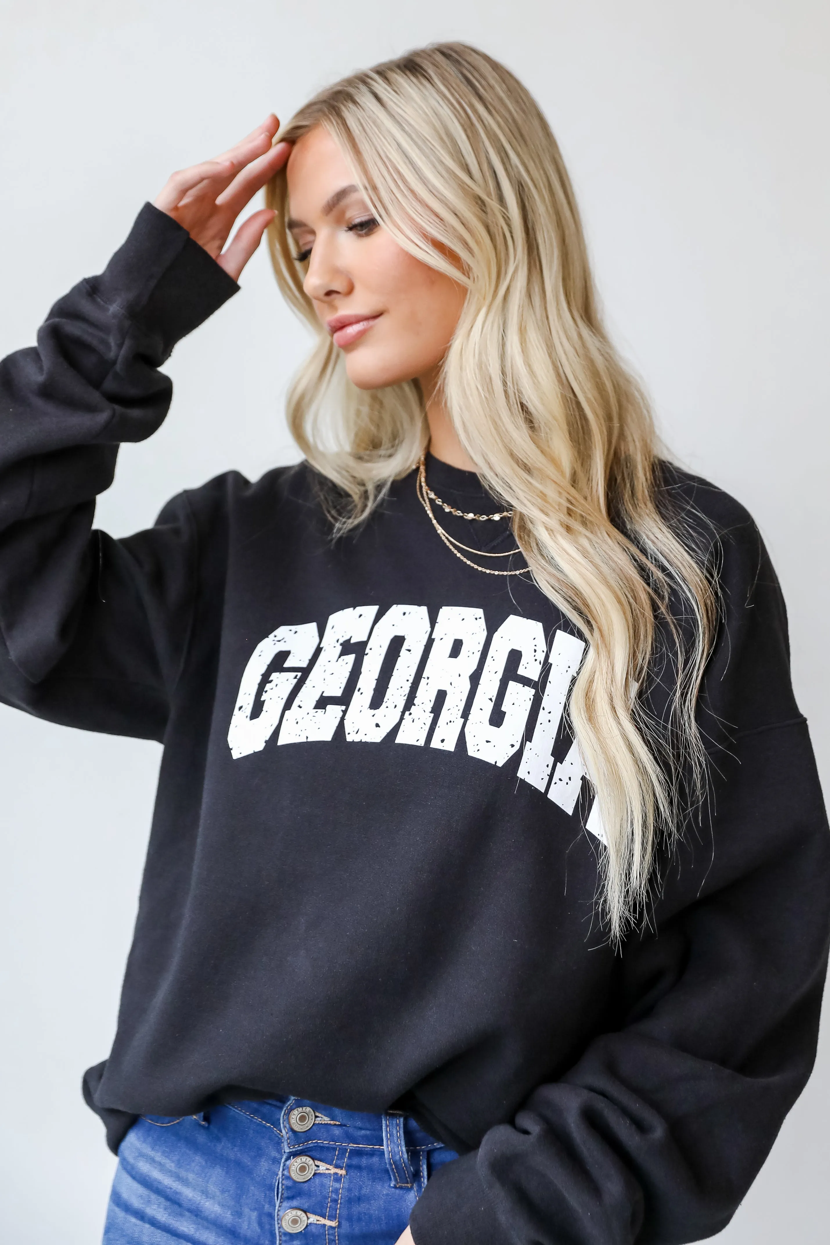 Black Georgia Sweatshirt