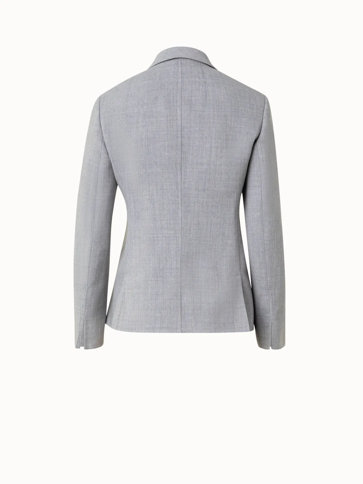 Blazer aus Woll-Stretch-Doubleface