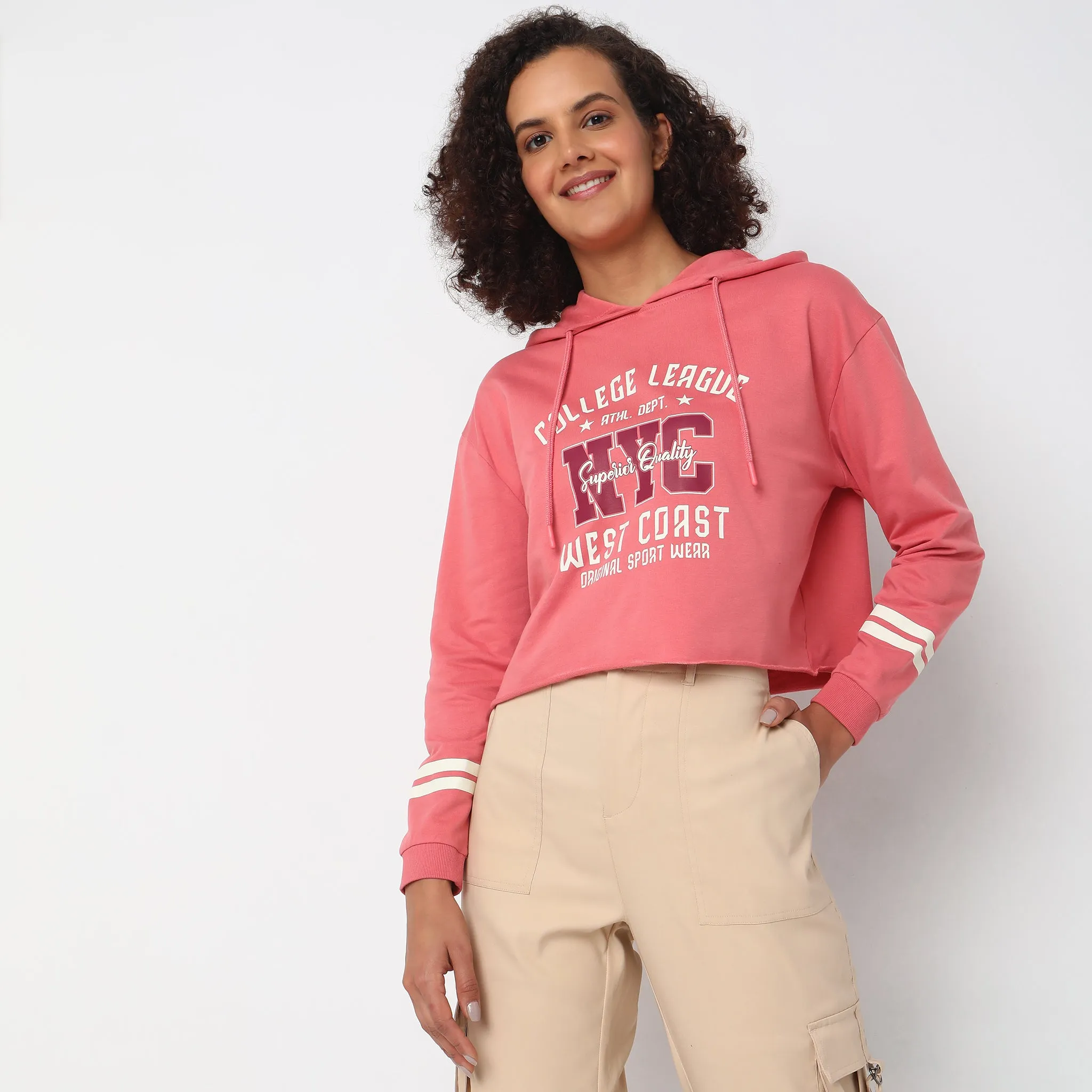 Boxy Fit Graphic Sweatshirt