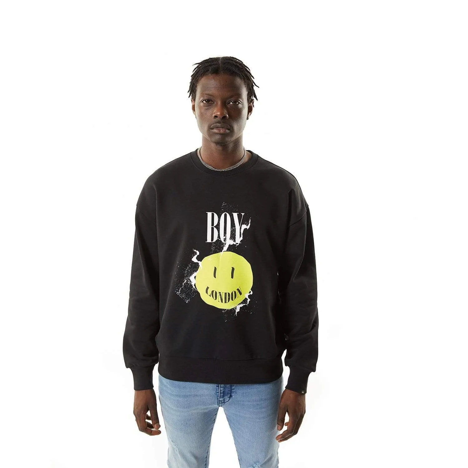 BOY ACID SWEATSHIRT - BLACK