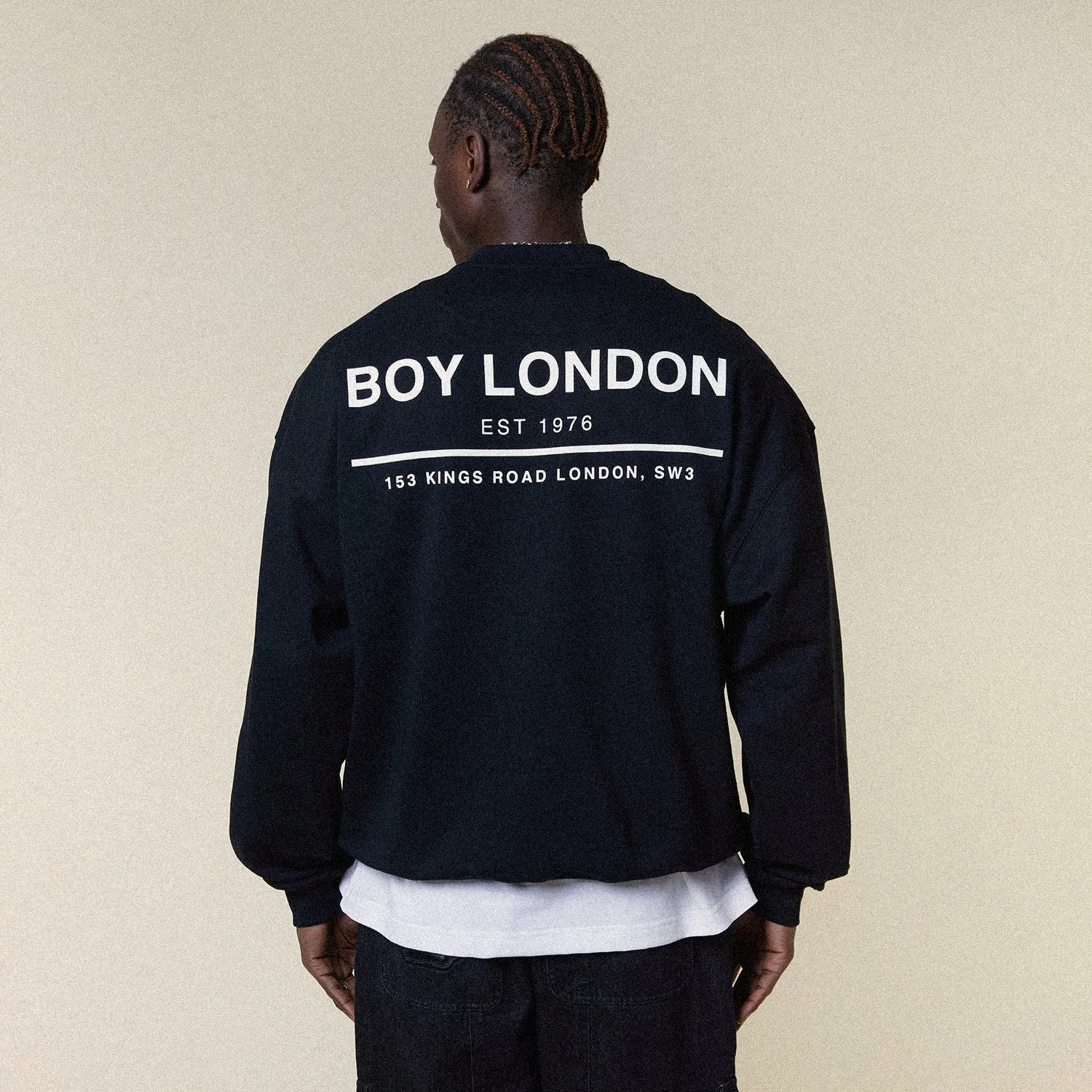 BOY MERCH SWEATSHIRT - BLACK