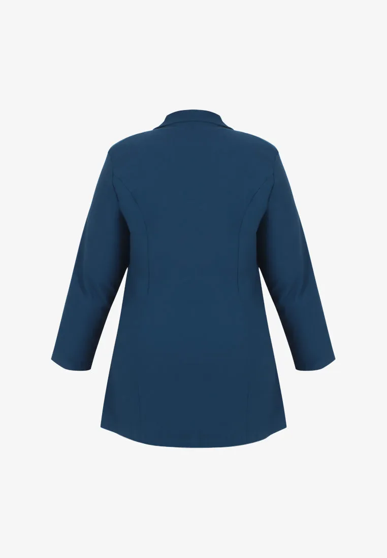 Breanne FLEXI Collared Professional Blazer - Blue