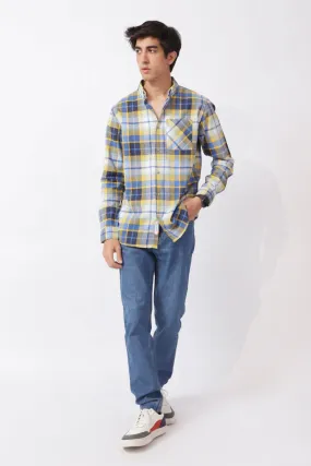 BUTTON DOWN OXFORD CHECK SHIRT