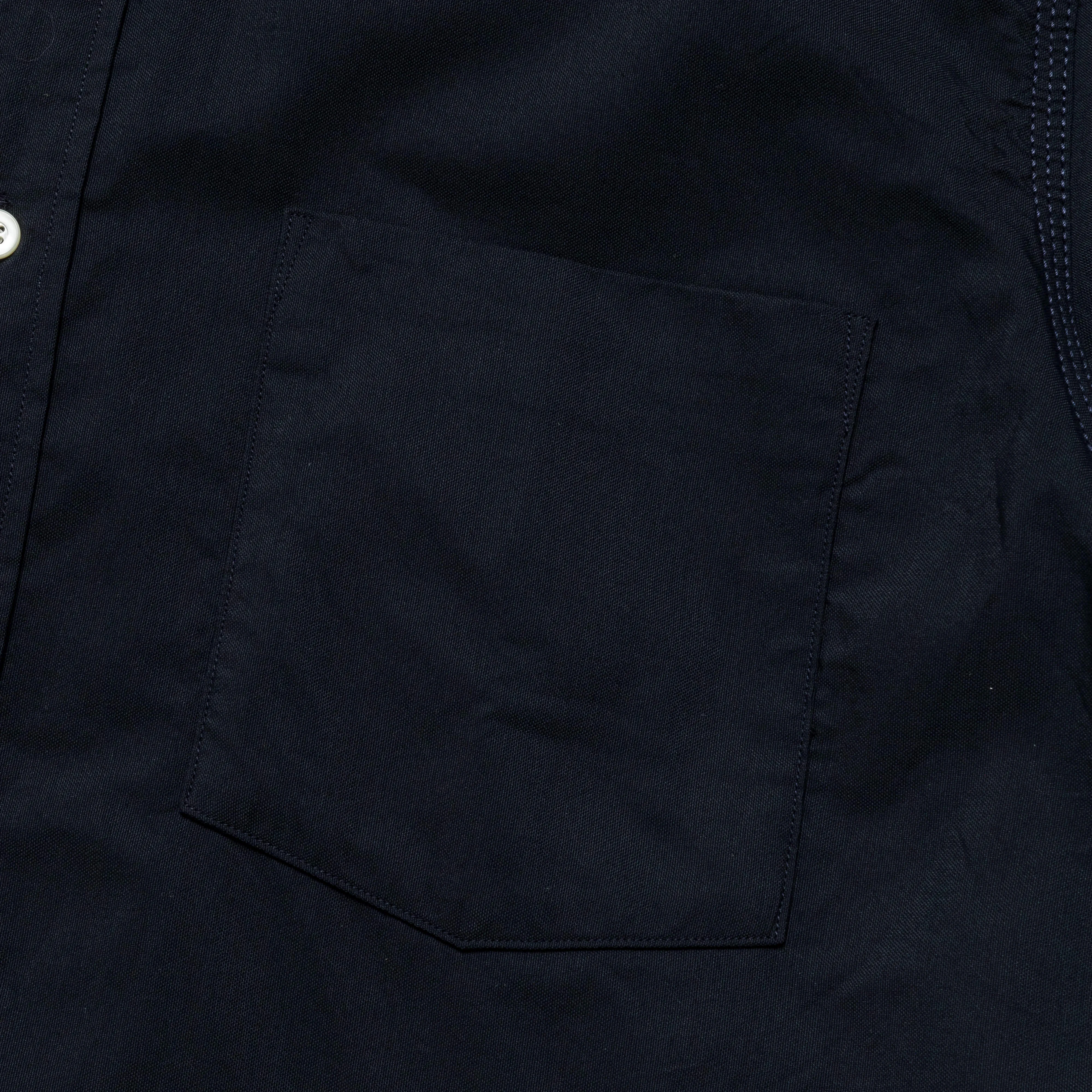 Button Down Wind Shirt - Dark Navy