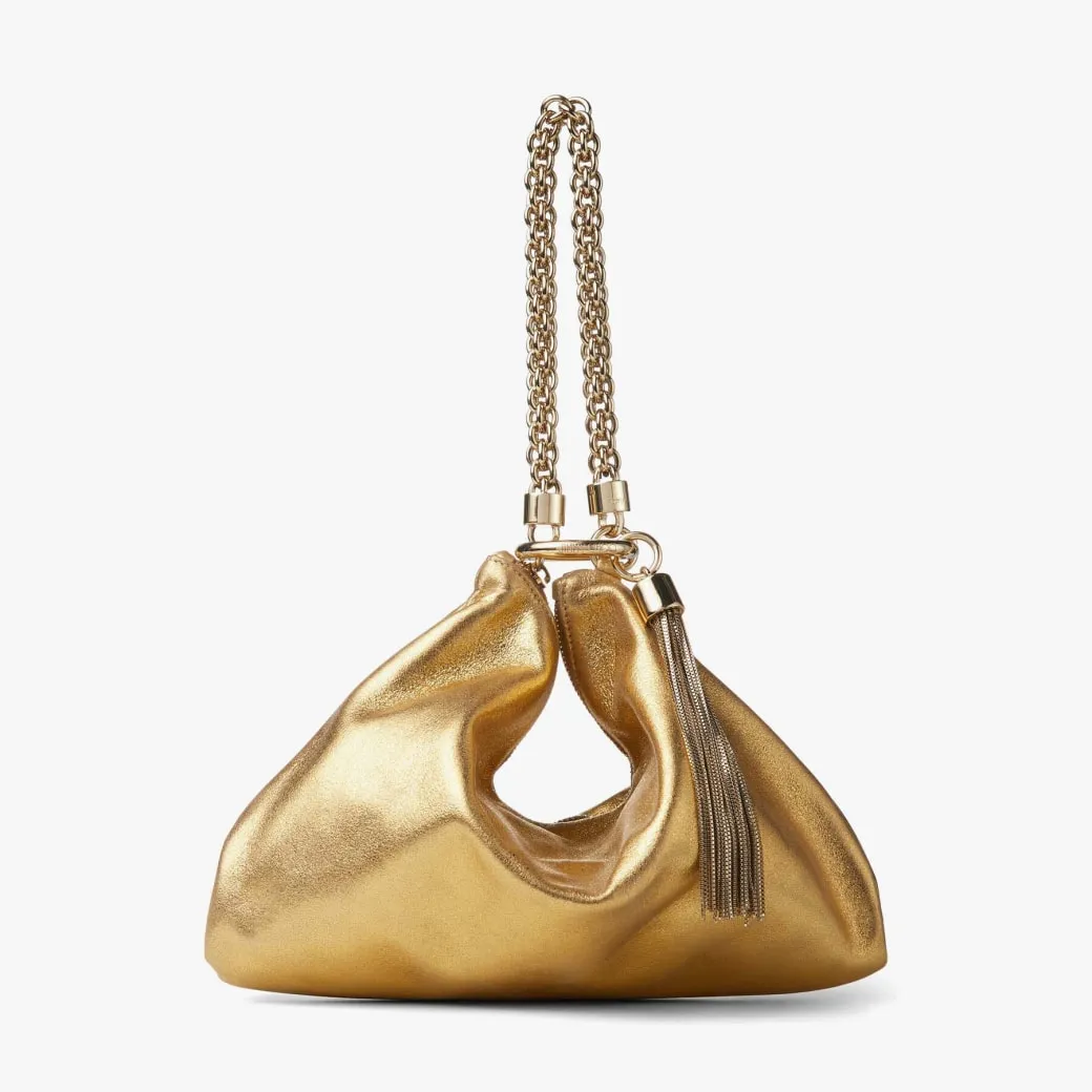 CALLIE metallic leather bag