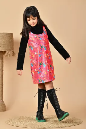 Canvas Dungaree Dress Set