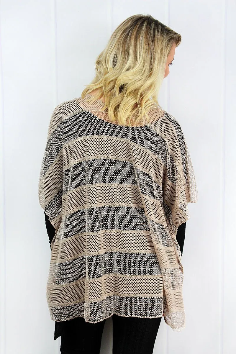 Caught Up In The Moment Tunic - Beige