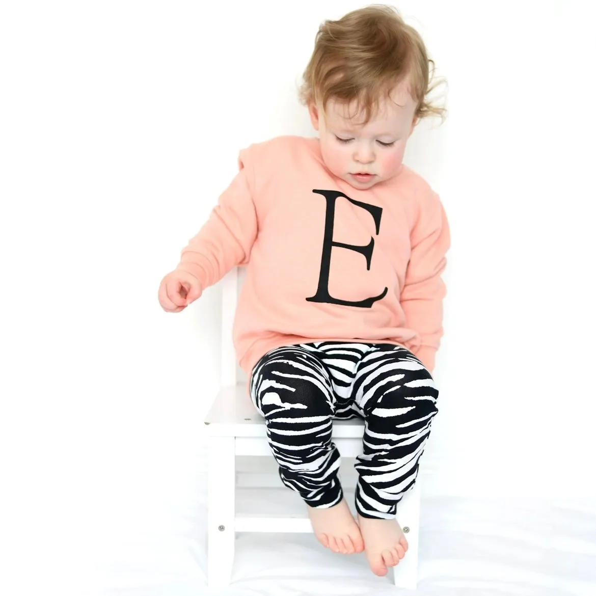 Coral pink Personalised sweatshirt