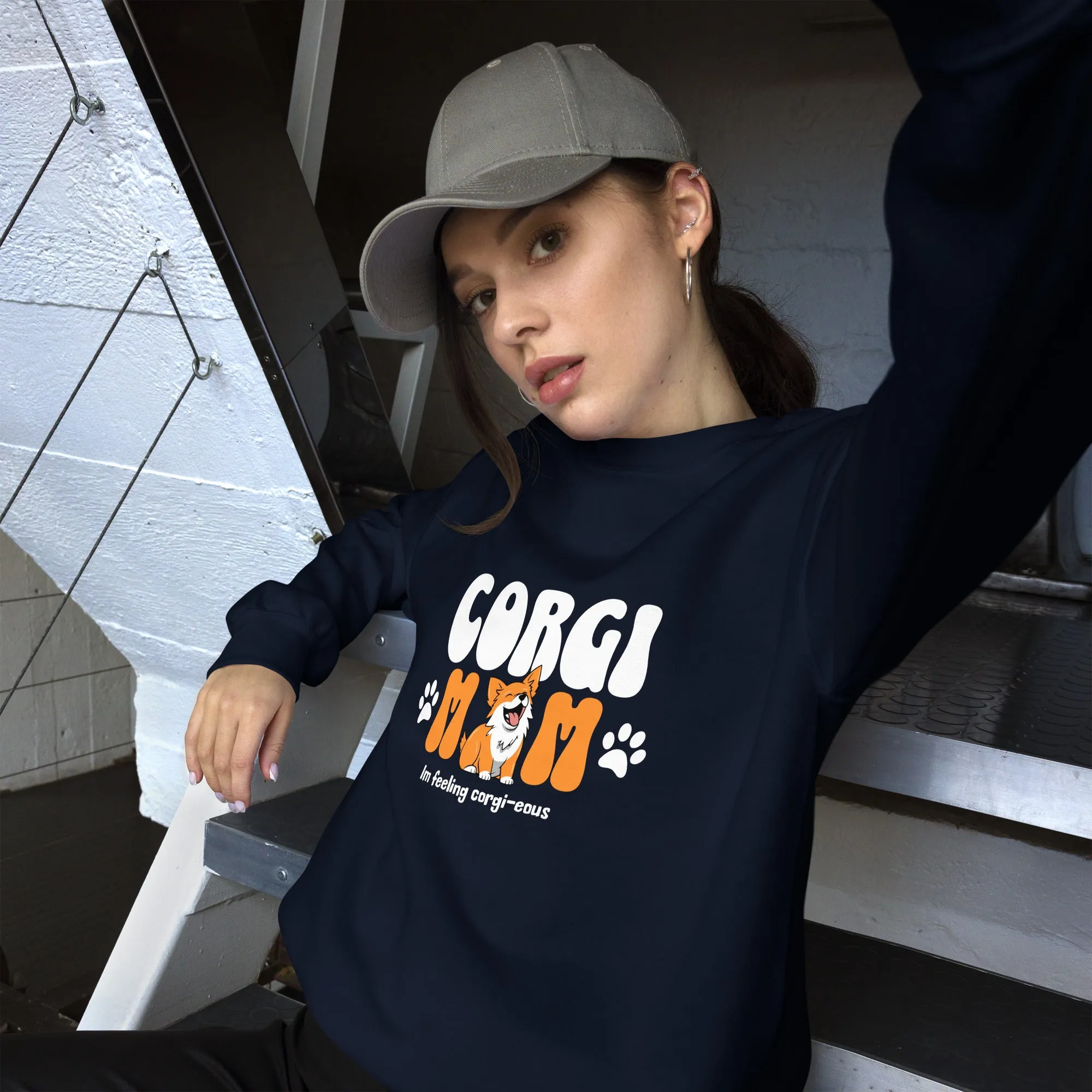 Corgi Mom Unisex Sweatshirt