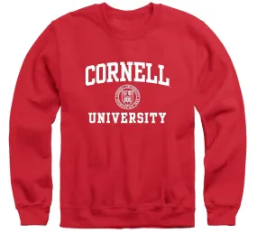 Cornell Crest Sweatshirt (Red)