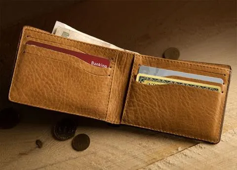 Dollar Leather Wallet