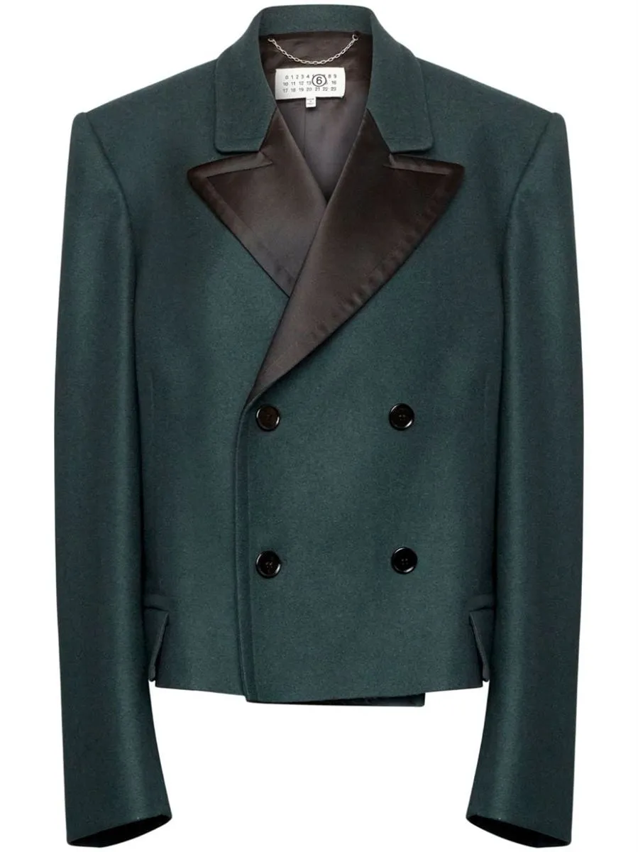 DOUBLE-BREASTED OVER-SIZED BLAZER