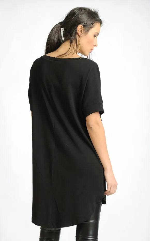 Extravagant Black Tunic