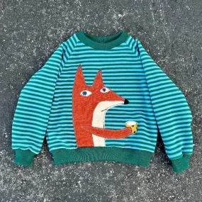 Fleece Pull Over with Fox Applique