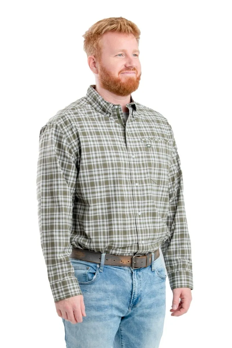 Foreman Flex Long Sleeve Button Down Shirt