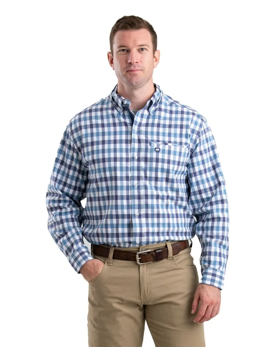 Foreman Flex Long Sleeve Button Down Shirt