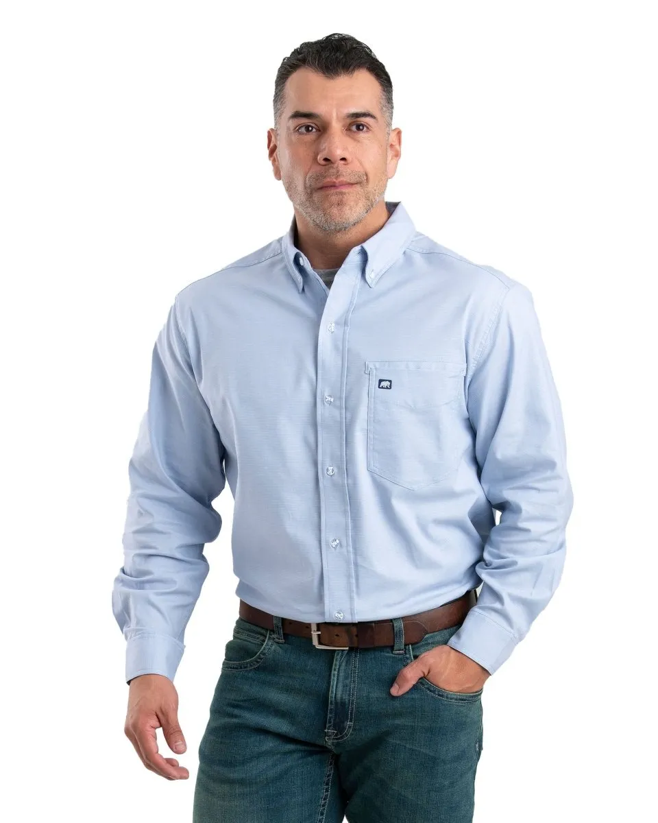 Foreman Flex Long Sleeve Button Down Shirt