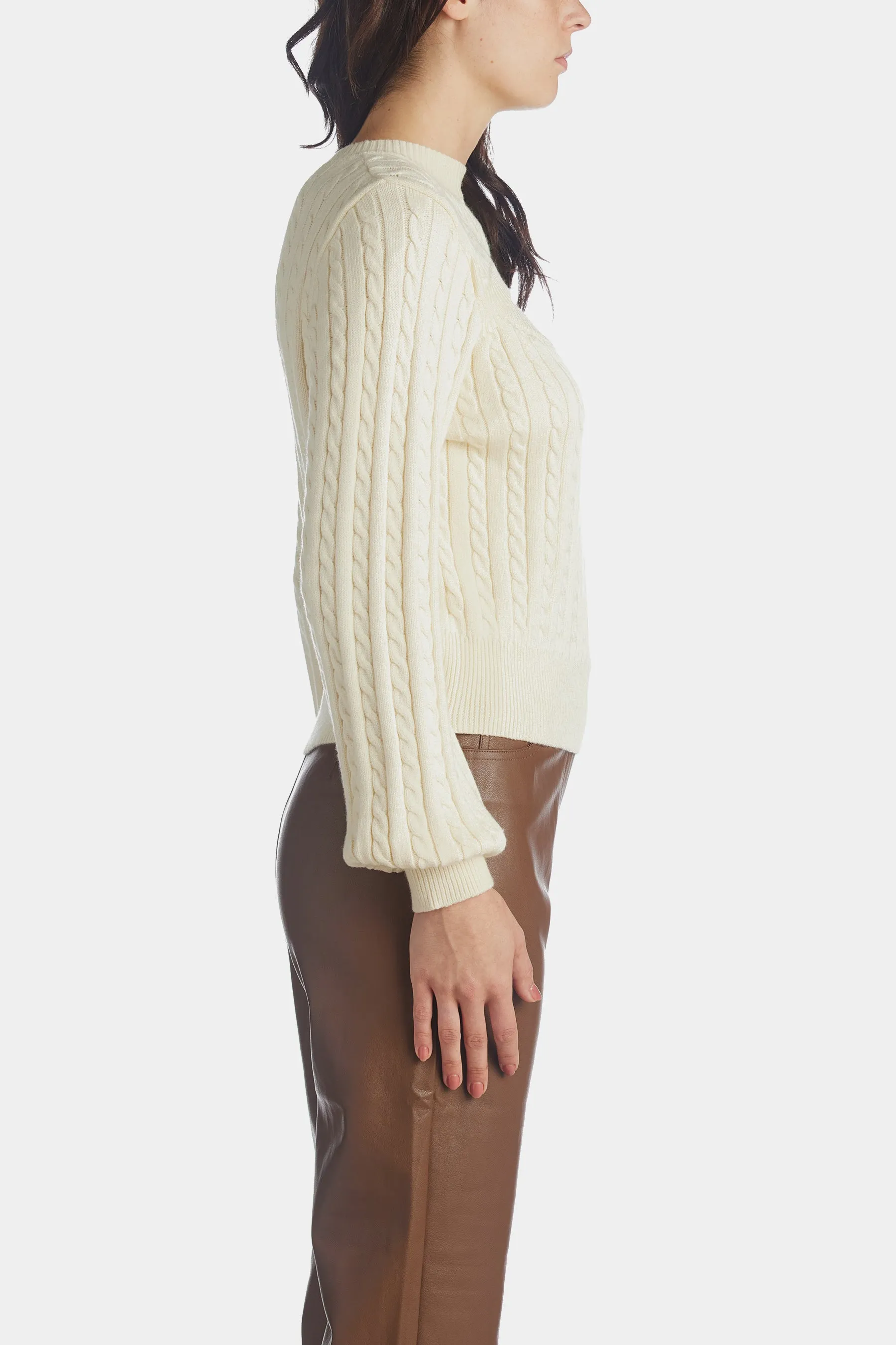 Front Cutout Sweater Top