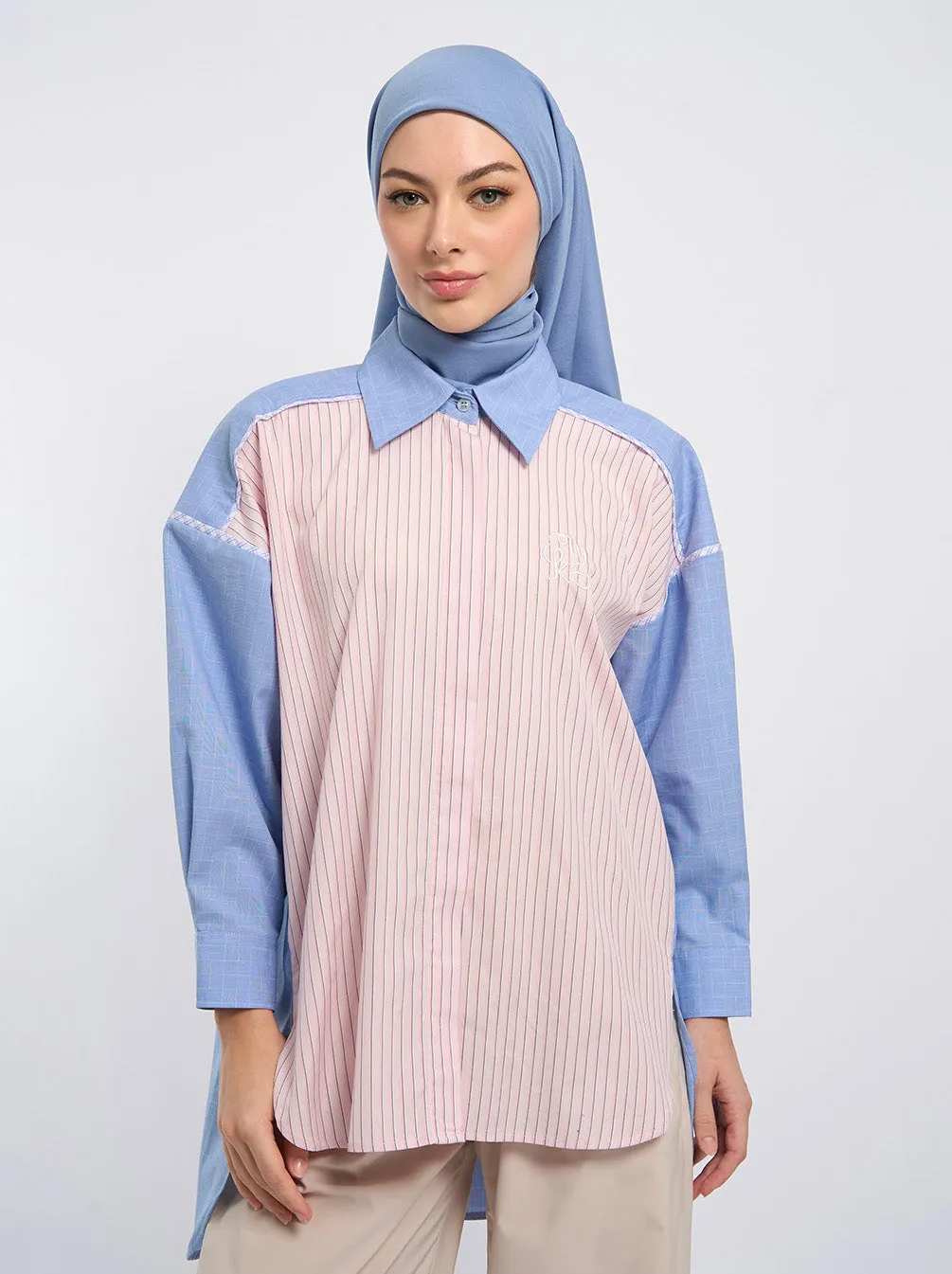 FUMI OVERSIZE TUNIC PINK