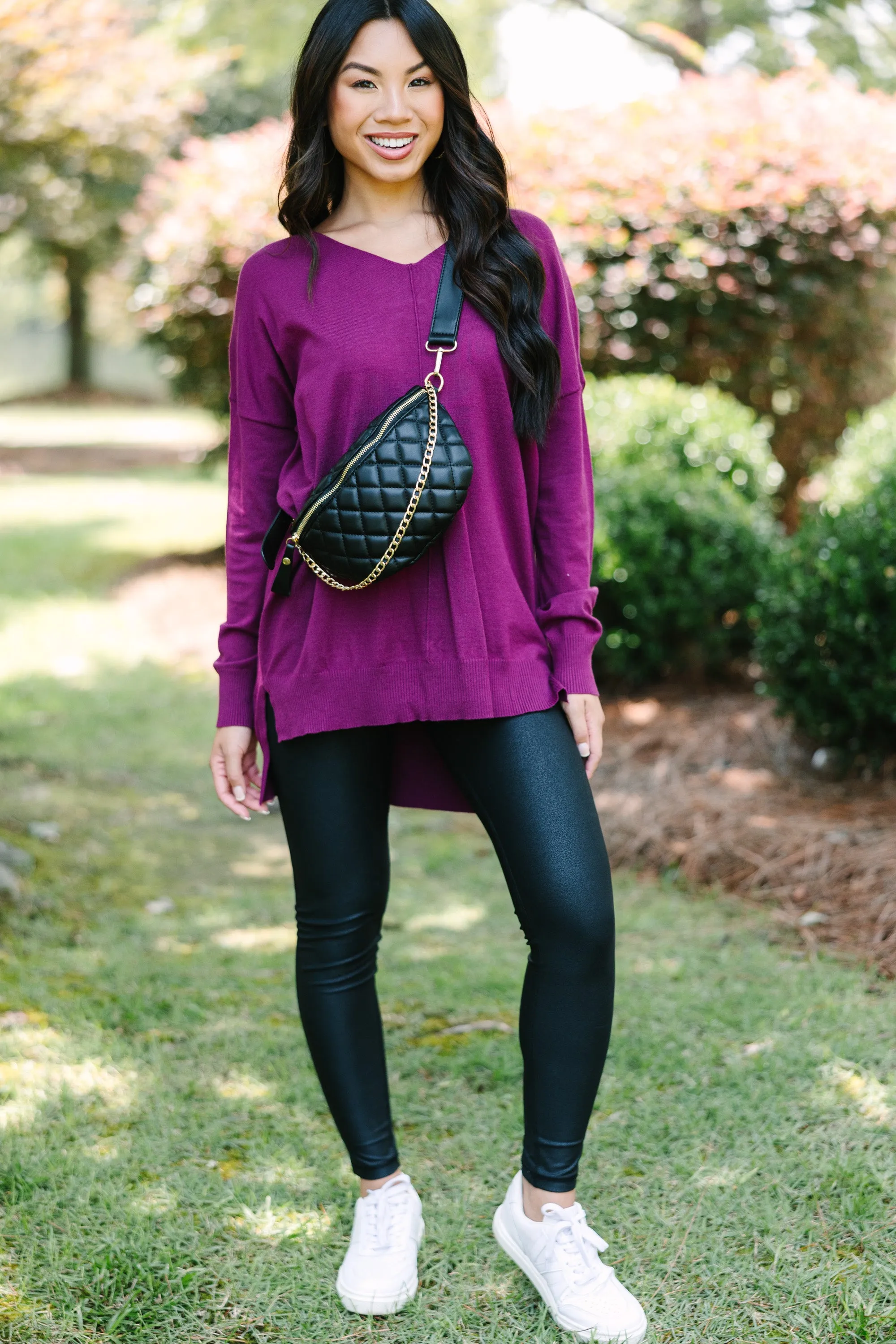 Get To Know You Plum Purple Tunic