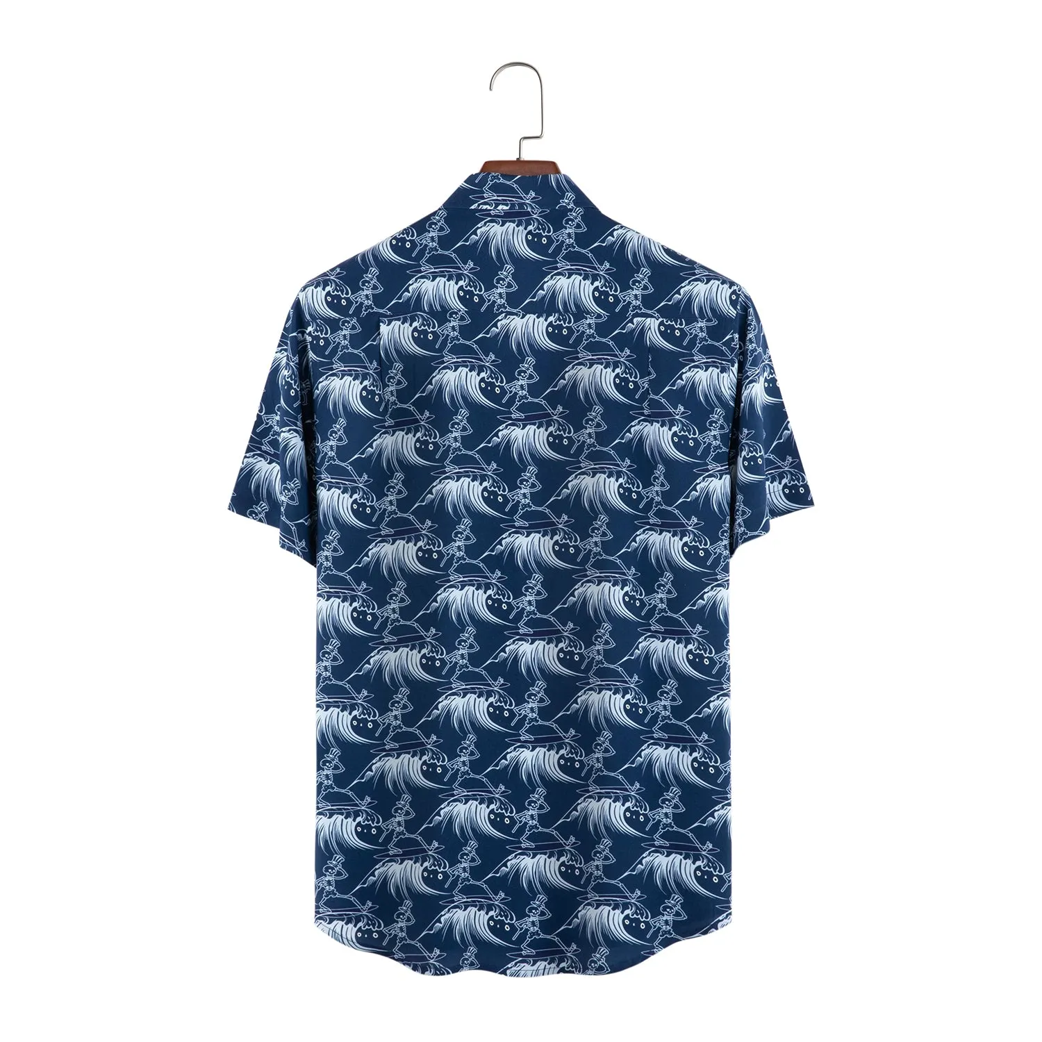 Grateful Dead | Relaxed Button Down | Skeleton Waves