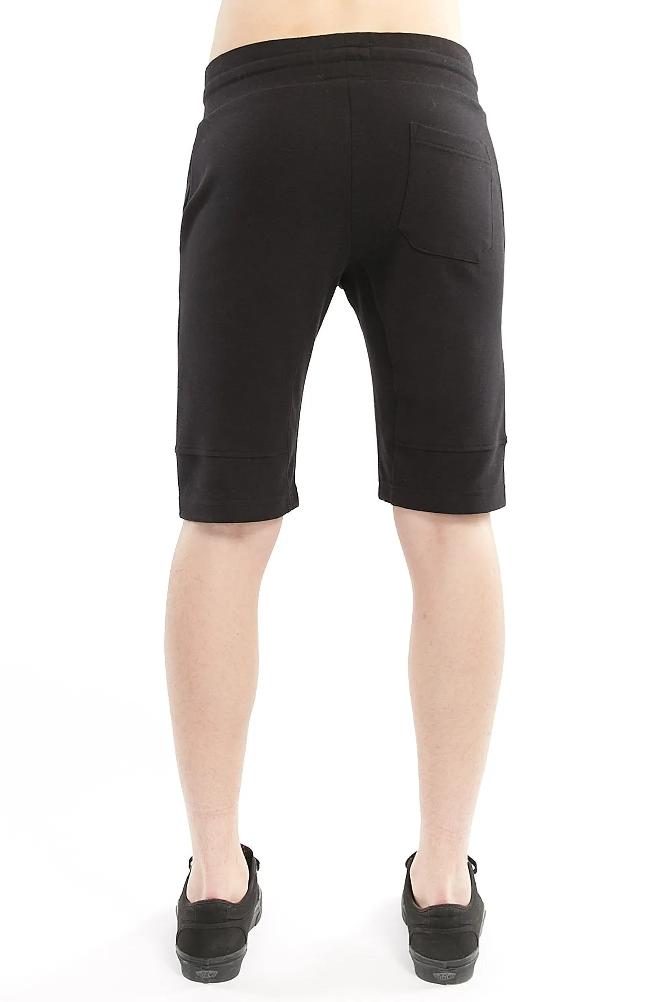 Guys Zipper Detail Pocket Drawstring Short