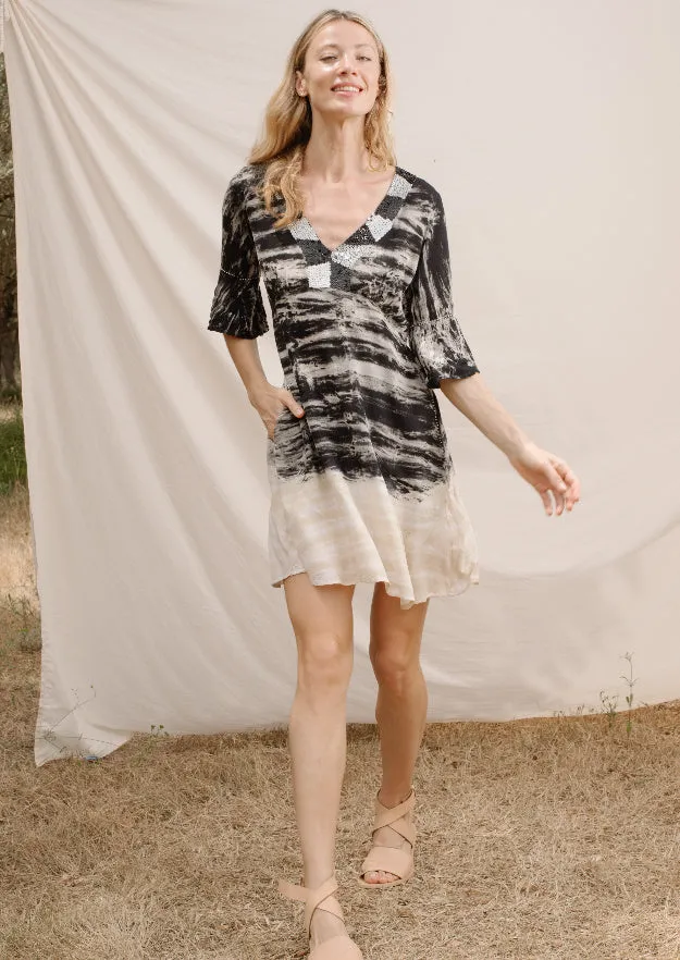 Jasmine Tunic Dress // Petricor Tie Dye