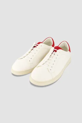 Kiton Beige Leather Sneakers