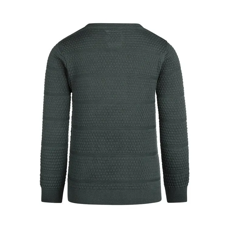 Koko Noko Boys Sweater With Crewneck Dark Green