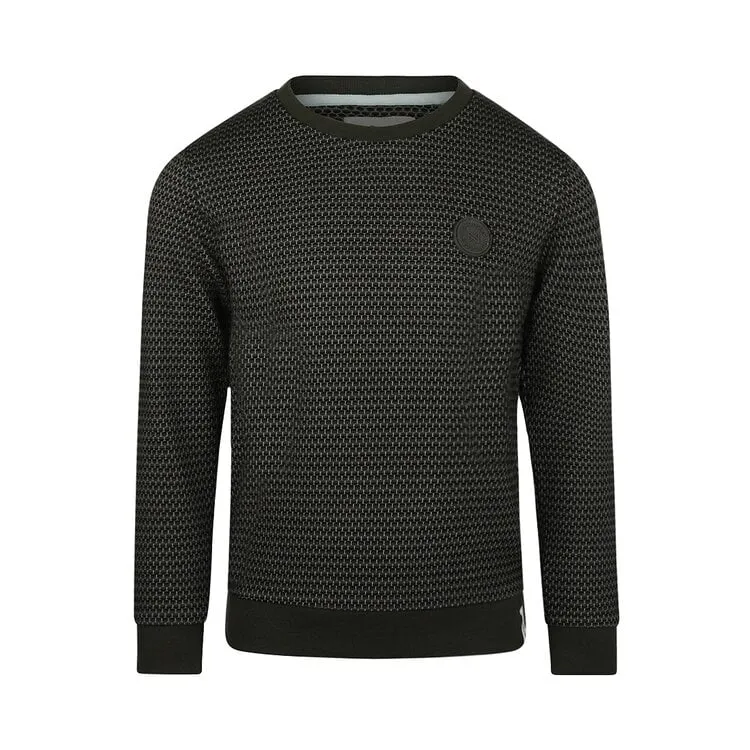 Koko Noko Boys Sweater With Crewneck Dark Green