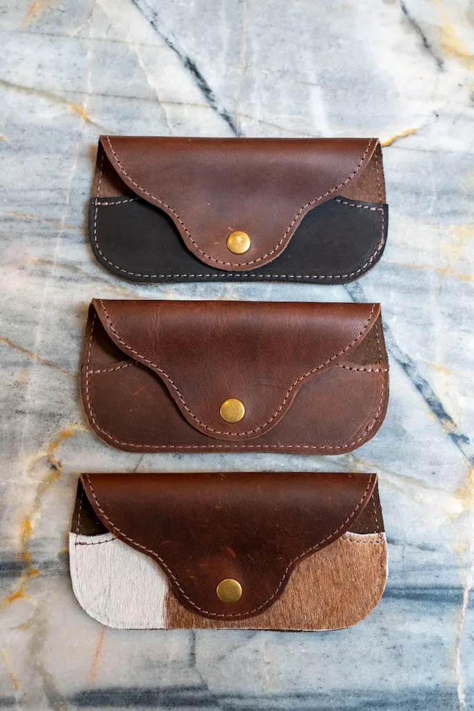 Leather Glasses Holder