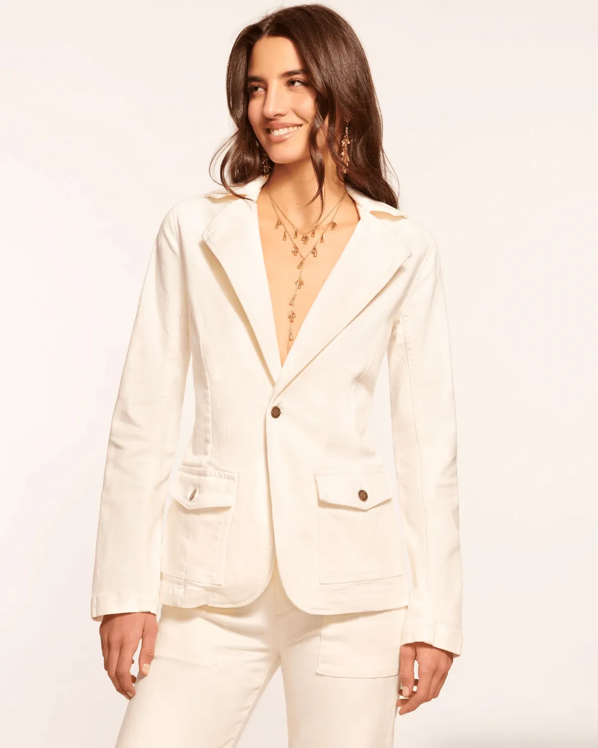 Lia Denim Blazer by Ramy Brook