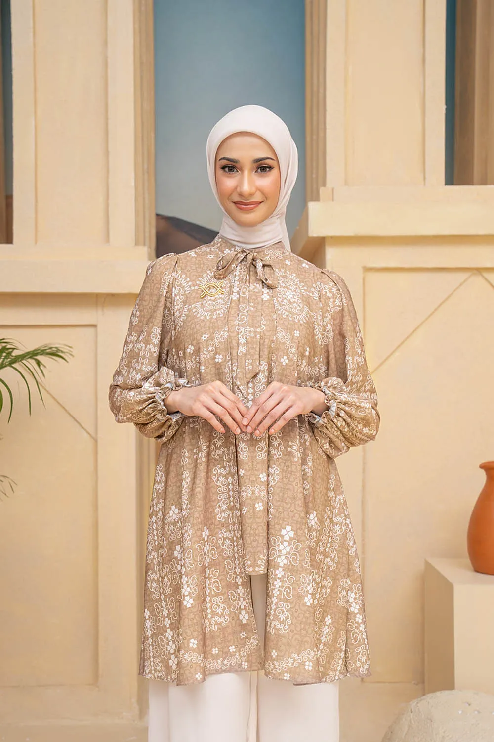 Malqaf Tunic Golden Delight