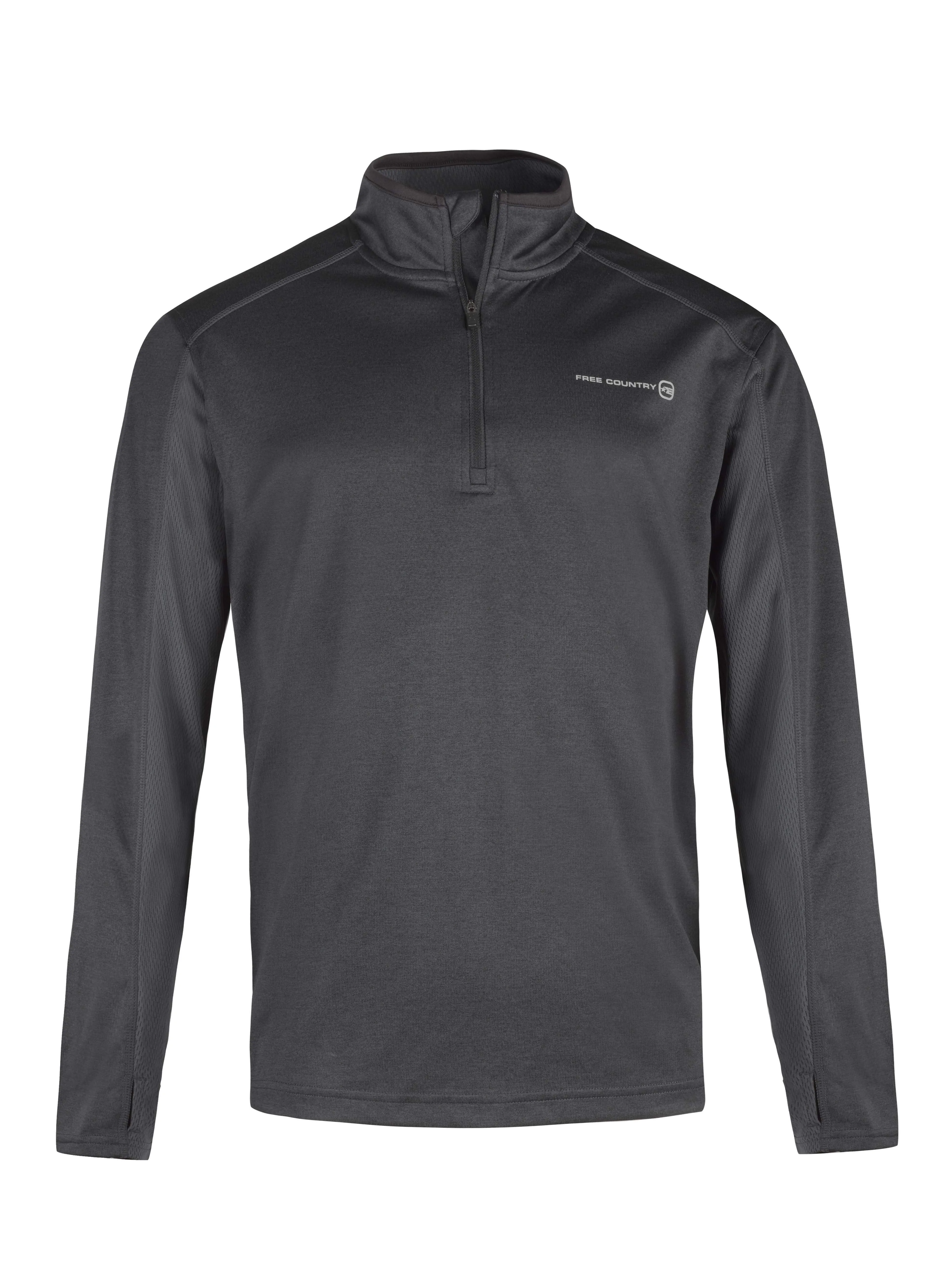 Men's Bird's Eye Mesh Half Zip Shirt