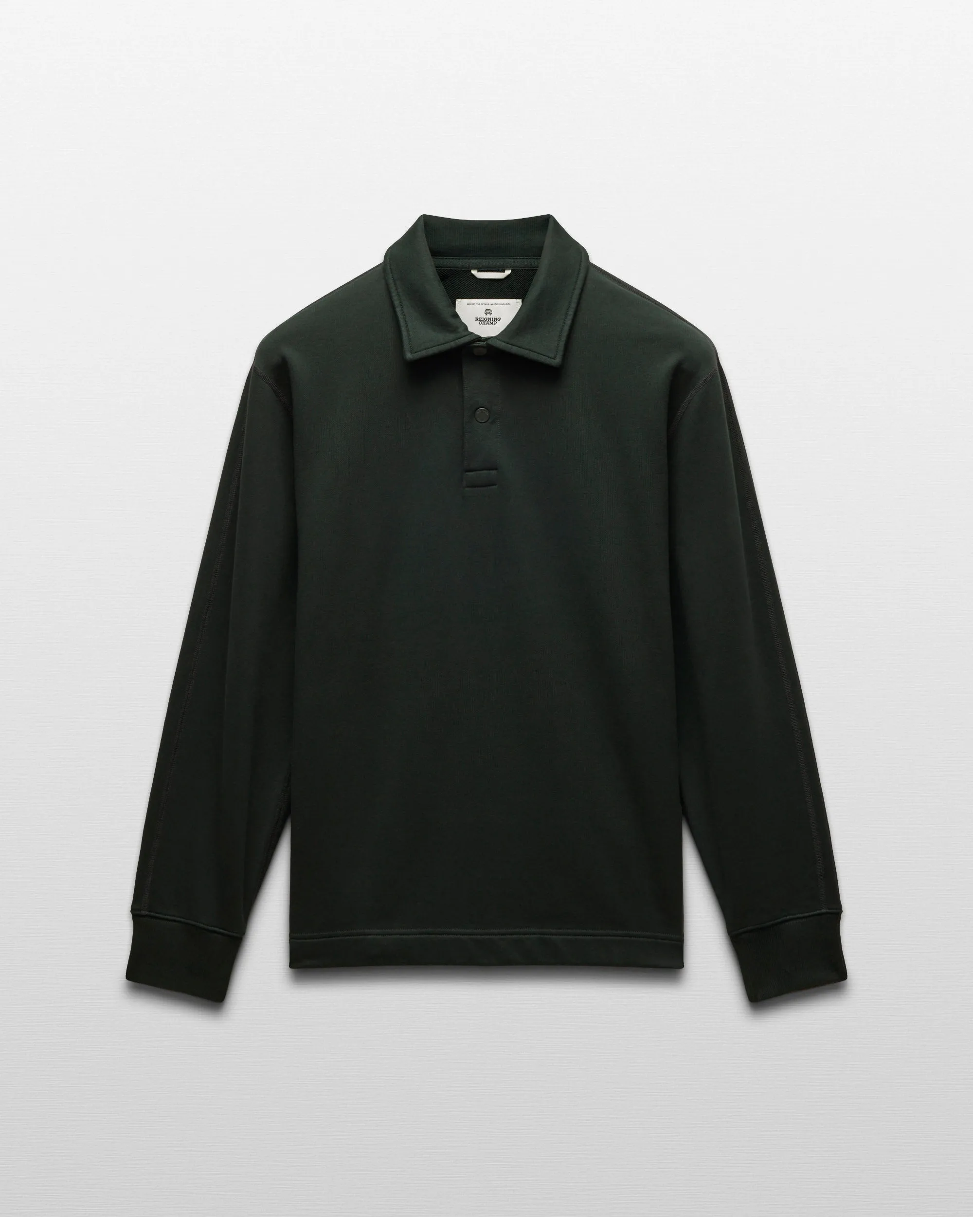 Midweight Terry Rugby Sweatshirt