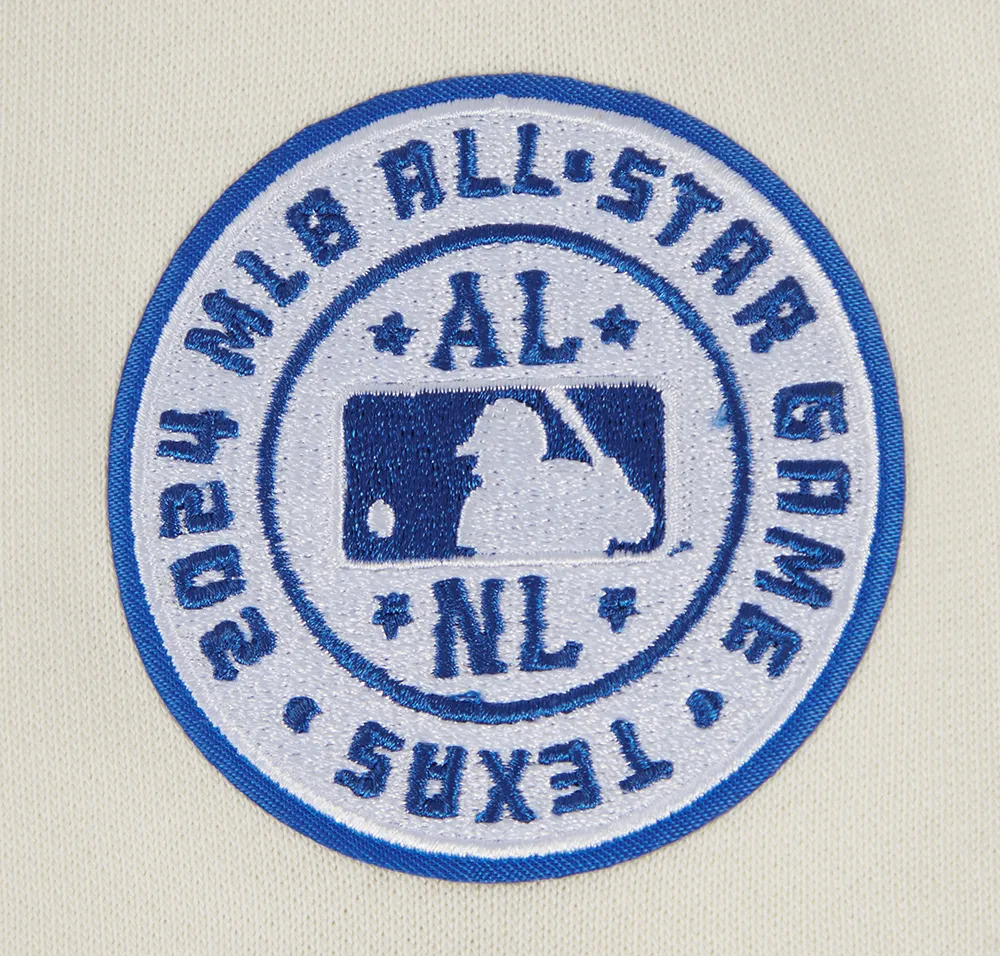 MLB ALL STAR 2024 WOMEN'S FLC CROPPED PO HOODIE (EGGSHELL)