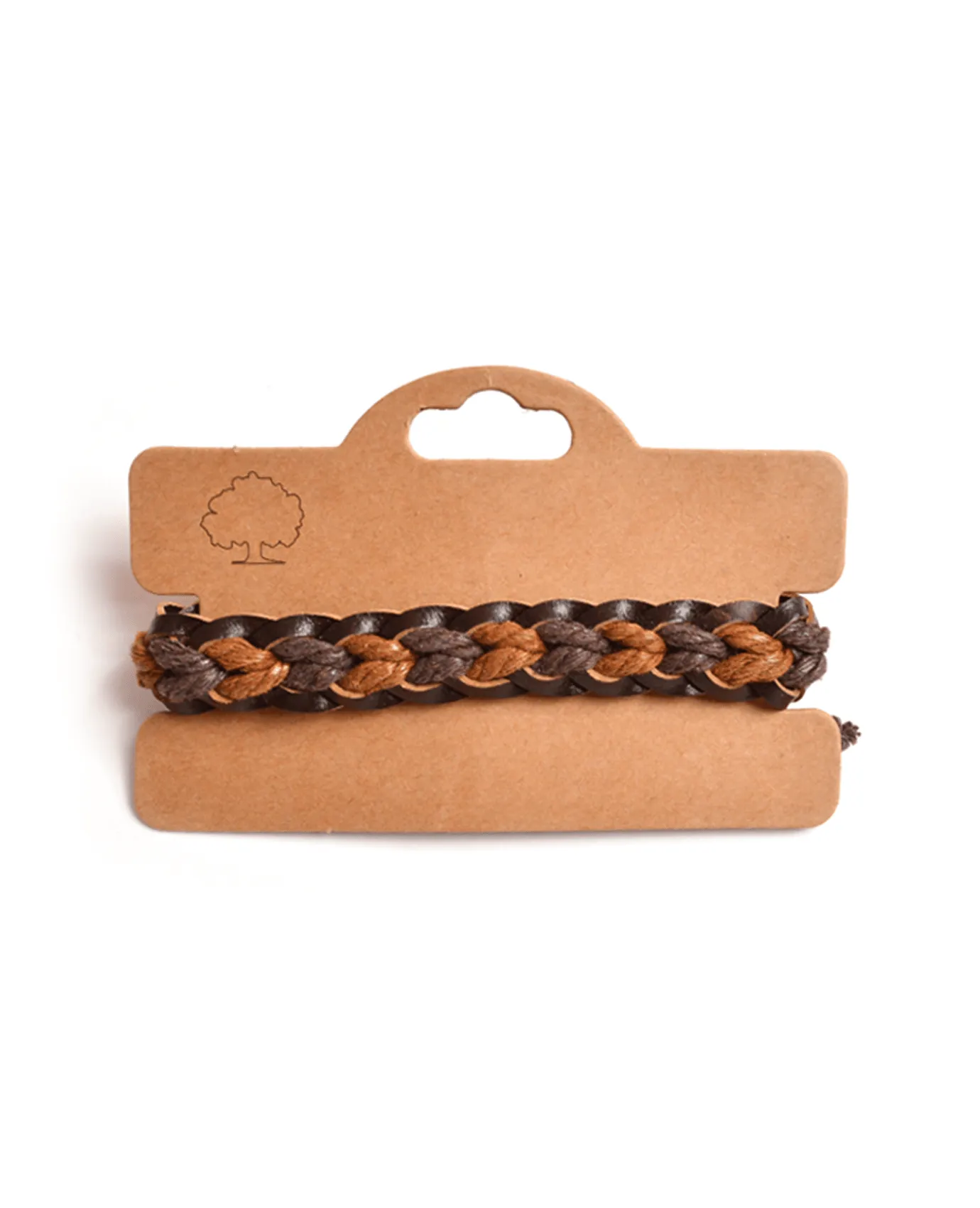 Mystery  Braided Leather Bracelet