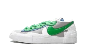 Nike Blazer Low Sacai Medium Grey Classic Green