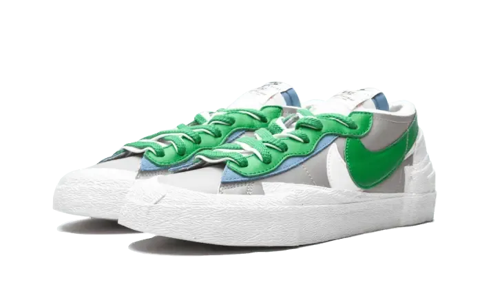 Nike Blazer Low Sacai Medium Grey Classic Green