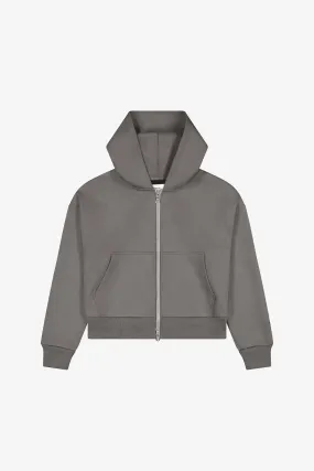 NOTHING ZIP HOODIE | CONCRETE